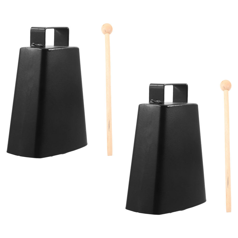 2 Sets Metal Cowbell Handheld  - Kids Education Activities ulasan dan harga